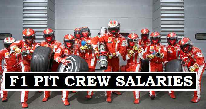 F1 Pit crew earnings 2017