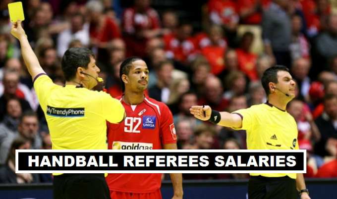 Handball referees per match fees 2017