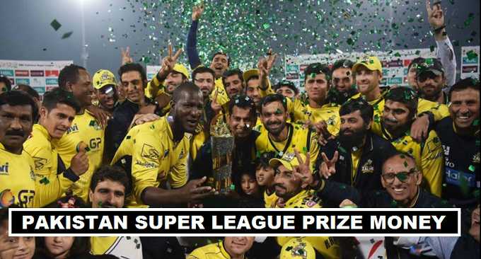 PSL 2018 Winners Prize Money Share