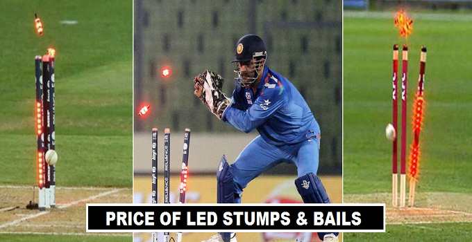 Cost of LED Stumps and Bails 2017