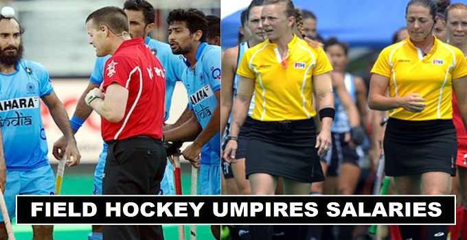 How much Field Hockey Umpires Salaries in 2017