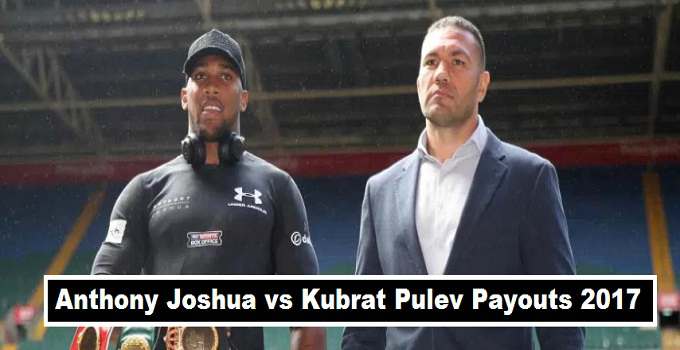 Joshua vs Pulev Purse Payout Split 2017 Fight