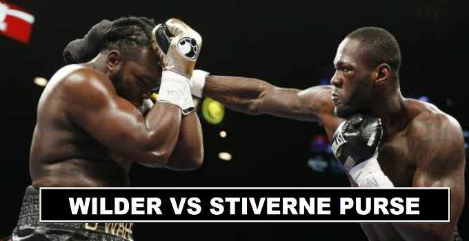 Deontay Wilder vs Bermane Stiverne Purse Payout 2017