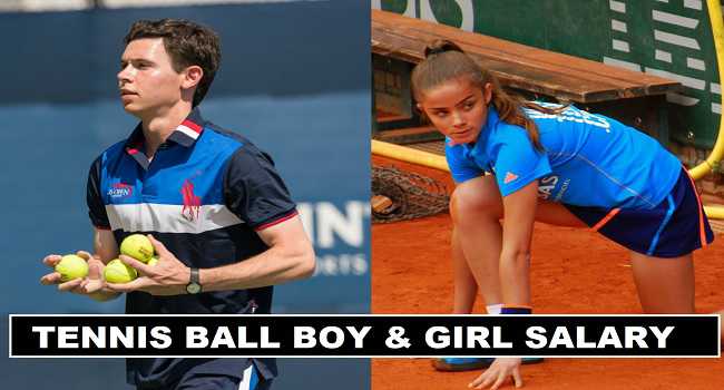 Ball boys and girls salaries in 2017 tennis 