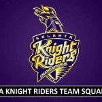 Kolkata Knight Riders Team Squad IPl 2018