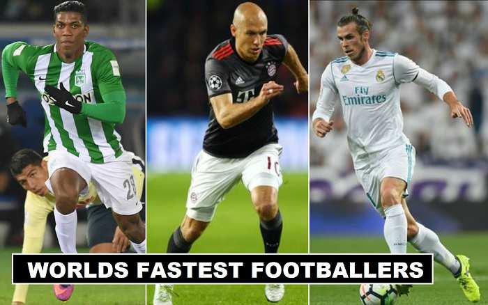 Fastest Footballers in the world 2017-18 Revealed